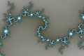 mandelbrot fractal image blue