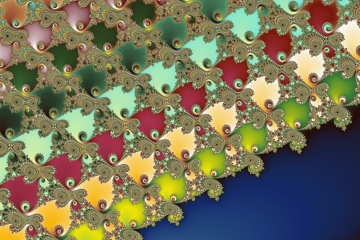 Mandelbrot fractal image named Blue corner by Tanta mandelbrot fractal image named Blue corner