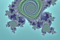 Mandelbrot fractal image Blue details