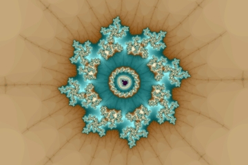 mandelbrot fractal image named Blue eye
