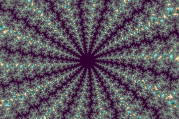 mandelbrot fractal image named Blue infinity