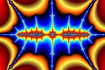 mandelbrot fractal image named BlueCrab