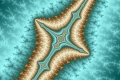 Mandelbrot fractal image bluecross