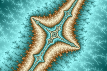 mandelbrot fractal image named bluecross
