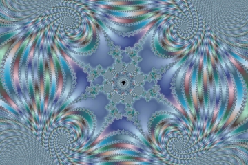 Mandelbrot fractal image named Braided Silk by Katsuruka mandelbrot fractal image named Braided Silk