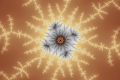 Mandelbrot fractal image bronze chilli
