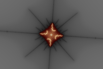 mandelbrot fractal image named brown enzyme