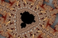 Mandelbrot fractal image brown sugar