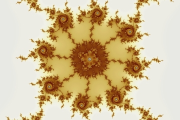 mandelbrot fractal image named brown wood