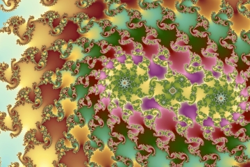 mandelbrot fractal image named buds 1