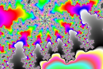 mandelbrot fractal image named bursting in air