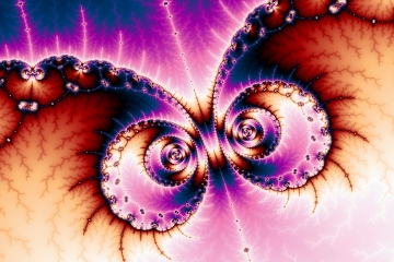 mandelbrot fractal image named Butterfly