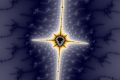 Mandelbrot fractal image canyon crucifix
