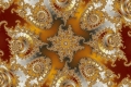 Mandelbrot fractal image Caramel