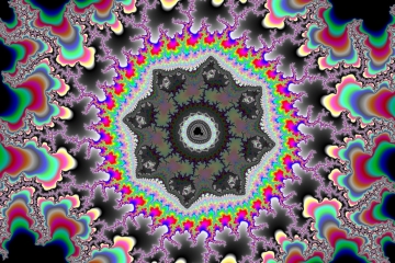 mandelbrot fractal image named Central black
