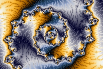 mandelbrot fractal image named chain