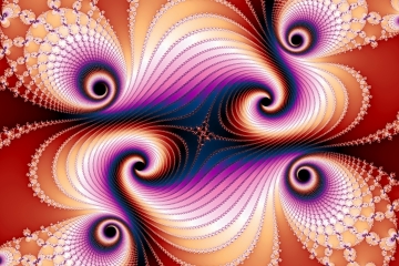 Mandelbrot fractal image named Chinese Dragons by Katsuruka mandelbrot fractal image named Chinese Dragons