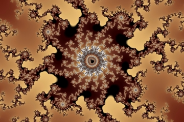 mandelbrot fractal image named Chocolate cake..