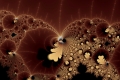Mandelbrot fractal image chocolate spirals