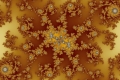Mandelbrot fractal image chocolate style
