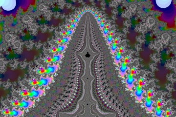 mandelbrot fractal image named Christmas tree.
