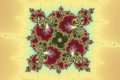 Mandelbrot fractal image Christmastime