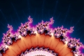 Mandelbrot fractal image Circular.
