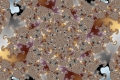 Mandelbrot fractal image clock