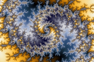 mandelbrot fractal image named Coalescence 4