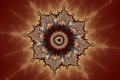 Mandelbrot fractal image Coffee color