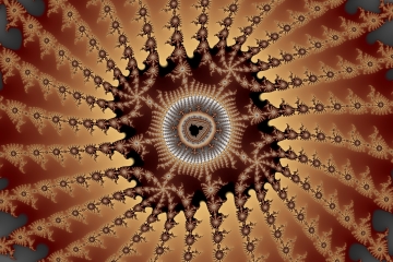 mandelbrot fractal image named cold brown