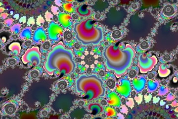 mandelbrot fractal image named Color dreams