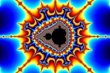 mandelbrot fractal image named CoLoR ExPlOsIoN