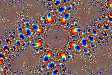 mandelbrot fractal image named Color fiesta