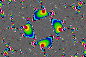 mandelbrot fractal image named Color game 2