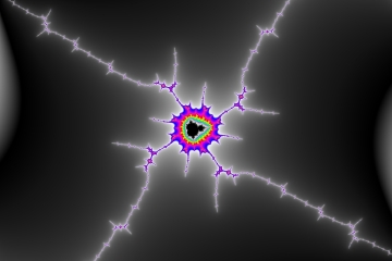 mandelbrot fractal image named color lightning