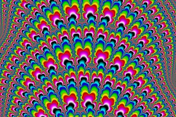 mandelbrot fractal image named Color power 2