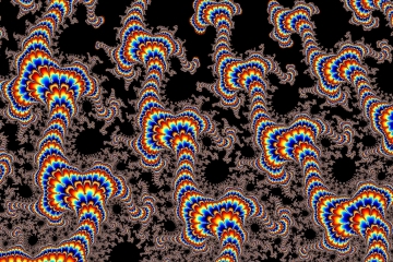 mandelbrot fractal image named Color run