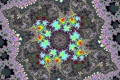 Mandelbrot fractal image Color song
