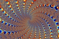 Mandelbrot fractal image Color spiral 2
