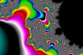 Mandelbrot fractal image colored fractal