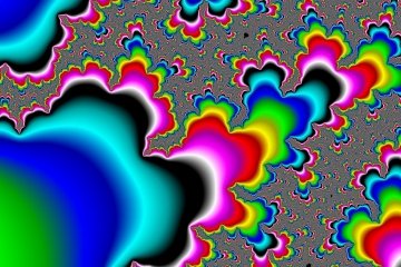 mandelbrot fractal image named colored stems