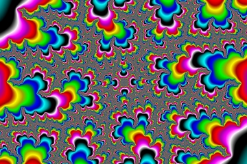 mandelbrot fractal image named colour branch II
