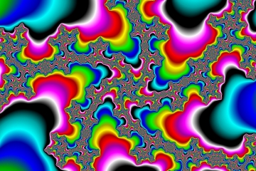 mandelbrot fractal image named colour flower