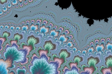 mandelbrot fractal image named Coral Reef