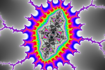 Mandelbrot fractal image named corporal I by Orbulon mandelbrot fractal image named corporal I