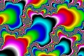 Mandelbrot fractal image crazy rainbow