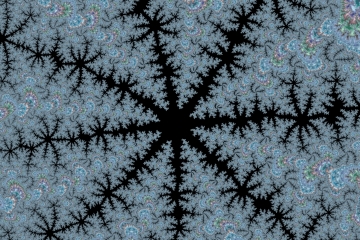 mandelbrot fractal image named Crisp N Even