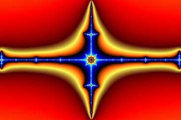 mandelbrot fractal image named cross lineality
