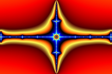 mandelbrot fractal image named cross lineality